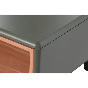 Mesa de centro MDF PU 120x60x40 Verde - Product Image 2