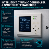 Panneau de correction automatique du facteur de puissance (APFC) à basse tension GGJ 400V 415V avec banque de condensateurs 50-600kvar