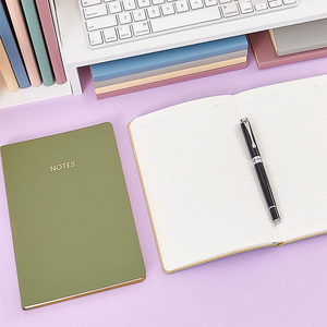 <span class=keywords><strong>Quaderno</strong></span> Universitario 80 Fogli 160 Pagine Diario a Righe A5 Blocco Note Agenda Copertina Rigida in Pelle PU Diario da Ufficio - Product Image 5