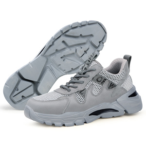 Calzado de Seguridad con Puntera Reforzada, Ligero, con Malla Estampada en Caliente, para Trabajo Industrial y de Construcción - Product Image 1