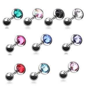 Piercing en Titane ASTM F136 G23 Hypoallergénique à Filetage Interne 16G pour Hélix, Tragus, Labret, Cartilage - Vente en Gros - Product Image 1