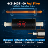 Filtre à carburant de remplacement pour moteur de bateau, prix de gros, 6C5-24251-00 pour moteur hors-bord marin F30-115 HP