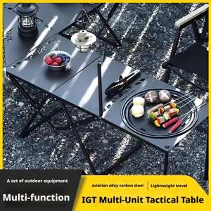 Mesa de Camping Táctica Plegable Portátil, Multifuncional, de Instalación Rápida, Mesa de Picnic para Exteriores - Product Image 6