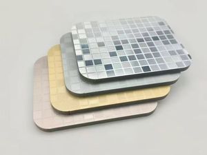 Panneaux décoratifs en feuilles de miroir imperméables écologiques à effet d'ondulations d'eau 3D, en fibre de bambou composite, pour la décoration de hôtels et d'ateliers - Product Image 5