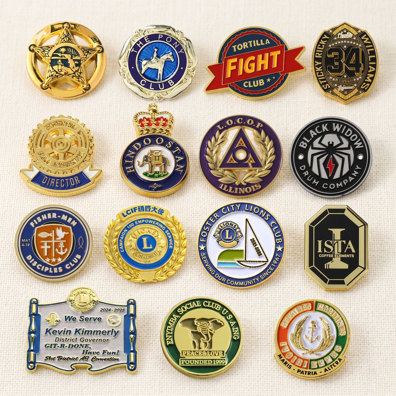 Manufacture Metal Badge Custom 3D Die
