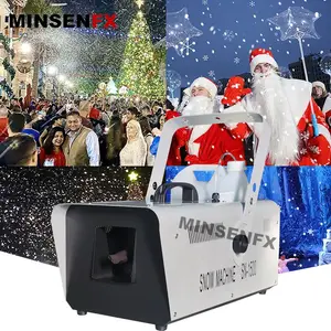 Podium Disco Effect 1500W Dmx512 Afstandsbediening Kleine Sneeuwmachine Voor Binnen En Buiten Feest Kerst