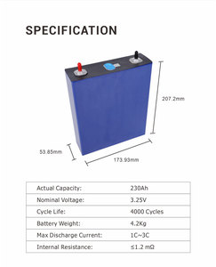 Sel Baterai LiFePO4 LF304 <span class=keywords><strong>3</strong></span>.2V 304Ah Berkualitas Tinggi Grade A Original untuk Sistem Penyimpanan Energi Surya RV UPS Kendaraan Listrik - Product Image 3