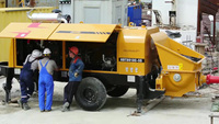 Équipement concret de pompe de remorque de HBT6013C-5S avec le moteur diesel Sanyi tout neuf