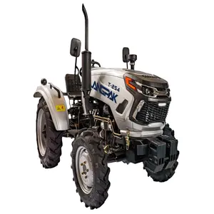 Kabin olmadan 25HP 30HP 40HP 50HP Mini traktör küçük boy tekerlek 4X4 traktör ucuz tarım çiftlik yüksek güç traktör