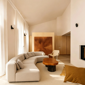 Diseño de Villa Arqueada Orgánica Moderna y Minimalista Personalizada, Plano de Diseño, Renderizado 3D, Comunicación Profunda - Product Image 1