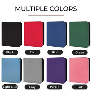 FX Prêt à expédier, classeur pour cartes à collectionner à 12 pochettes, 480 pochettes, en cuir PU, avec fermeture éclair, pour Pokemon MTG TCG Yugioh, personnalisable OEM - Product Image 6