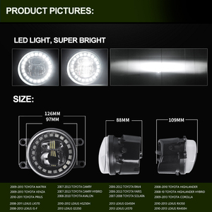 Đèn Sương Mù <span class=keywords><strong>Led</strong></span> <span class=keywords><strong>Drl</strong></span> Lái Xe Laser Mini Cho Toyota Tocoma Yaris 2019 Chr Highlander Aquas Đèn Sương Mù <span class=keywords><strong>Led</strong></span> 2012 - Product Image 3