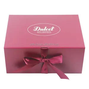 Competitive Price Magnetic Close Wedding Gift Boxes Ribbon Bouquet Flower Boxes