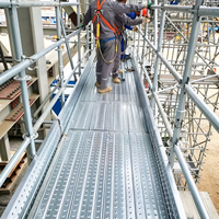 Planche de passerelle en acier de qualité marine / Planche d'échafaudage en acier pour plateforme offshore