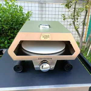 Buiten Gas 12 ''Pizza Oven Roterende Huishoudelijke Commerciële Nieuwe Propaan 12 Inch Oven