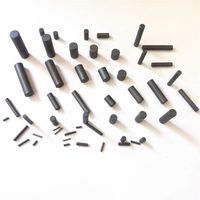Barres magnétiques cylindriques en ferrite Mn-Zn UYF PC40 haute puissance, grade N35, diamètre 1 mm, pour soudage, découpe et antennes, en ferrite nickelée