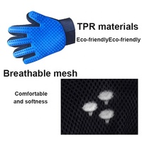 Gants de toilettage pour animaux de compagnie : chats, chiens, chevaux – Gants de massage et de brossage pour éliminer les poils, pour le bain et le démêlage