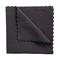 Handuk Serat Ultra Halus Berkualitas Tinggi 300gsm Waffle Weave Super Serap untuk Membersihkan Kaca Jendela