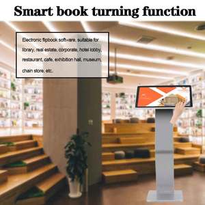 Floor <b>Stand</b> Interactive Kiosk Android System Horizontal Display Interactive Information Touch Screen <b>Tablet</b> Kiosk - Product Image 2