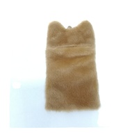Mini porte-clés en peluche avec porte-cartes Kawaii chiot chat ours lapin dessin animé mignon collection