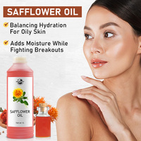 Kustom Logo 100% murni Oganic minyak biji Safflower tanaman Natrual minyak Safflower pijat aromaterapi multi-penggunaan minyak esensial