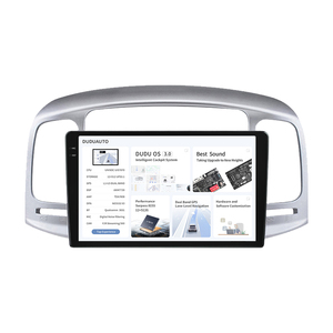 DUDUAUTO pour Hyundai <span class=keywords><strong>Accent</strong></span> 2006-2011, système multimédia de voiture <span class=keywords><strong>Android</strong></span> modifié, navigation Bluetooth, Car-play, écran de rétroviseur - Product Image 6