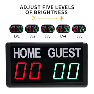 Yizhi <span class=keywords><strong>Led</strong></span> Bảng Điểm Bóng Rổ Hẹn Giờ <span class=keywords><strong>LED</strong></span> Không Dây <span class=keywords><strong>Futsal</strong></span> Bóng Trong Nhà Sân Vận Động Nhỏ Bóng Đá Bảng Điểm Mini Xách Tay Bảng Điểm - Product Image 4