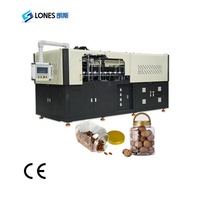 Máquina Sopladora Automática de 2 Cavidades para Fabricación de Latas y Frascos de Plástico PET de 5L, para Contenedores PET de Boca Ancha de 1L, 3L, 6L y 7L