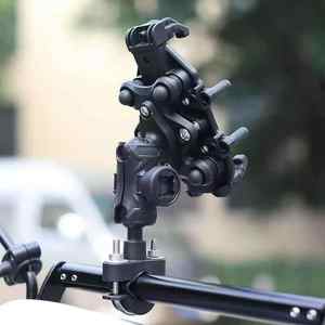 Soporte de Seguridad para Teléfono de Bicicleta, Motocicleta y Bicicleta Eléctrica con Cargador Inalámbrico de 15W y Cargador USB con Cable - Product Image 2