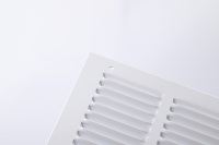 Grille de retour d'air carrée en acier au design moderne, durable, avec revêtement en poudre, pour diffuseur de sol, système HVAC extérieur