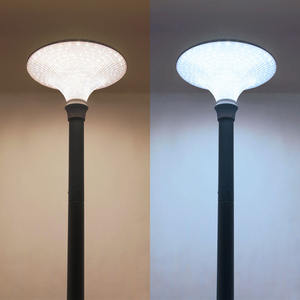 Lampes solaires décoratives rechargeables DC de grande taille, rondes, pour poteaux de clôture, idéales pour les allées extérieures et les cours d'hôtels - Product Image 4