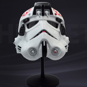 AT-AT <span class=keywords><strong>Driver</strong></span> Helmet SW Cosplay Props Resina Hard Shell Commander Game Cosplay Casco Cómodo de usar - Product Image 1
