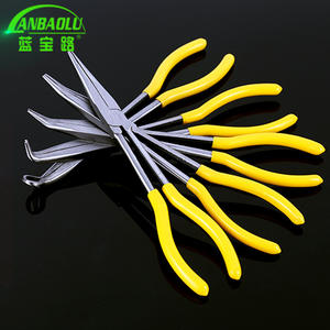 Pince à bec multifonctionnelle Anbaolu 8 pouces en acier allié à mâchoires lisses pour serrage de joints toriques dans les espaces restreints - Product Image 1