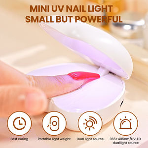 SUNNAIL X28 Portable Mini Rechargeable LED <strong>UV</strong> <strong>Nail</strong> <strong>Lamp</strong> with Automatic Quick-Dry Function for Home Manicure Gel Drying - Product Image 1