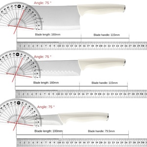 Großhandel Edelstahl Haushaltsmesser Südostasien Fünfteiliges Komplettes Küchenset - Product Image 4