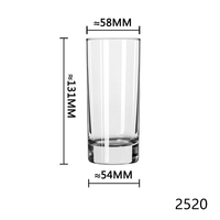 LIBBEY Chicago Mini verre Highball pour jus de fruits, lait, café Meilleur gobelet vintage pour verres à liqueur-Sublimation transparente