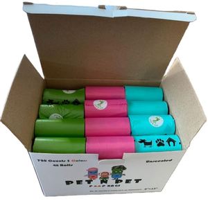 Bolsas Biodegradables para Excremento de Perro, con Logotipo Personalizado, PBAT+Almidón de Maíz, Bolsas para Desechos de Mascotas - Product Image 1