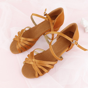 Zapatos de salón con tacón de 5cm y 7cm para mujer, calzado de baile latino, para salsa, <span class=keywords><strong>kizomba</strong></span>, bachata, OEM - Product Image 4