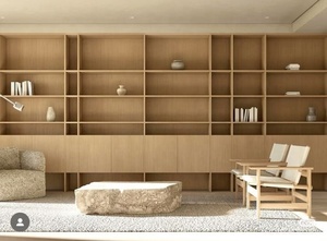Librería Moderna <span class=keywords><strong>de</strong></span> Madera con Estantes Abiertos, Mueble Modular <span class=keywords><strong>de</strong></span> Pared para Biblioteca en Casa, Librería o Sala <span class=keywords><strong>de</strong></span> Estar - Product Image 3