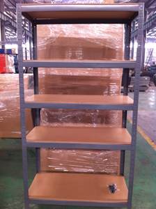 高品質倉庫保管用軽量スロット付きアングル鉄製ラック - Product Image 6