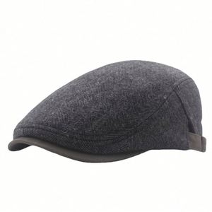 Nouveau Béret Classique Rayé à Chevrons avec Doublure Polaire – Chapeau d'Hiver Chaud et Tendance - Product Image 5