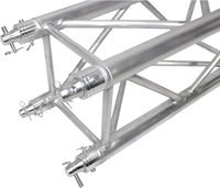 Système de treillis d'éclairage de scène en aluminium TUV, carré droit de 220 mm, modulaire portable, robuste, capacité de charge de 500 livres, antirouille