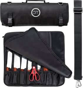 Free Sample High Quality Knife <b>Roll</b> <b>Bag</b> With Shoulder Strap Chef Cutlery Utensil Holder and Organizer OEM/ODM Supported - Product Image 1
