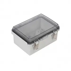 Saip/Saipwell SP-CAT-121709 Metal Buckle Waterproof Box With Transparent Lid IP66 New Product Electrical Plastic Switch Box