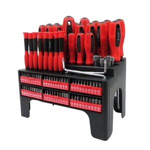 Meilleures ventes : Jeu de tournevis magnétique 100 pièces avec support en plastique, outil de réparation domestique, <span class=keywords><strong>outils</strong></span> multifonctionnels 5 en 1 pour voiture - Product Image 1