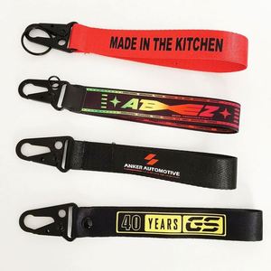 Livraison rapide, porte-clés personnalisé en nylon pour voiture, porte-clés avec logo de voiture, ruban porte-clés - Product Image 3