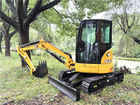 Gebrauchter Caterpillar 303.5E Mini-Raupenbagger mit Dieselmotor, 3 Tonnen, mit Lager und Pumpe, zu verkaufen.