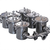 Filtre magnétique multi-tubes pour poudres et liquides, filtre magnétique pour tuyauterie, éliminateur de fer de type pipeline