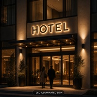 Enseignes lumineuses LED 3D personnalisées rétroéclairées pour magasins, enseignes en acrylique et métal pour boutiques, lettres lumineuses pour fleuristes