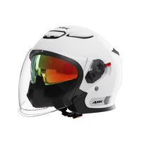 Nouveau Casque Moto Rétro Ouvert Vintage Demi-Casque Léger en ABS Certifié 3C Toutes Saisons pour Cruiser Scooter Usine